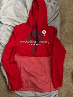 Fanatics Red Pullover Fleece Hoodie